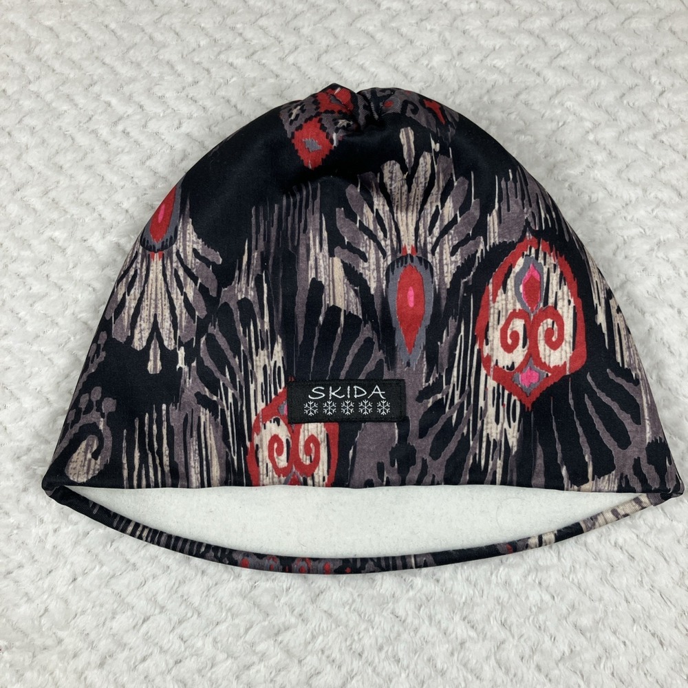 Skida Womens Beanie Hat Cap Winter Fleece Lined Ski Snowboard